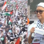 Menteri Luar Negeri Bacakan Puisi Dalam Aksi Bela Palestina di Jakarta Pusat