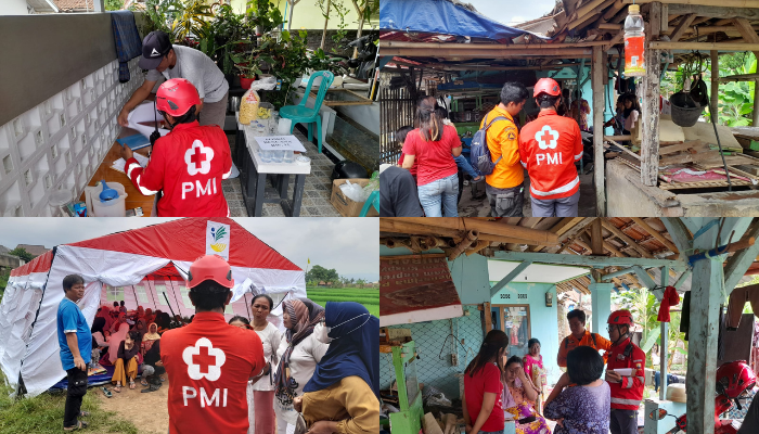 Pasca Gempa Bumi di Sumedang, Korps Sukarelawan PMI Sumedang Terus Melakukan Aksi Kemanusiaan